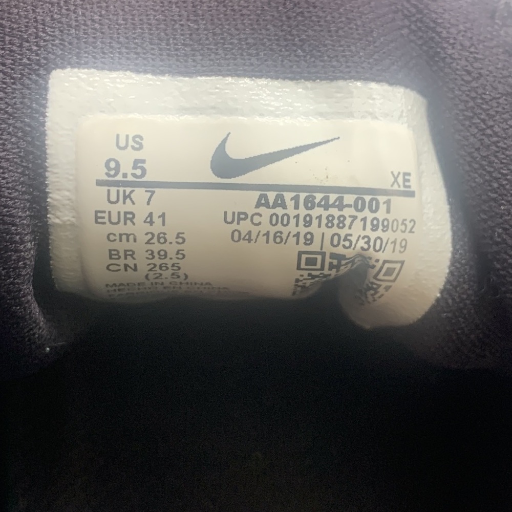 Size 9.5 - Nike Air Zoom Pegasus 35 RN Shield Oil Grey Women Low Top Shoes - Picture 8 of 9